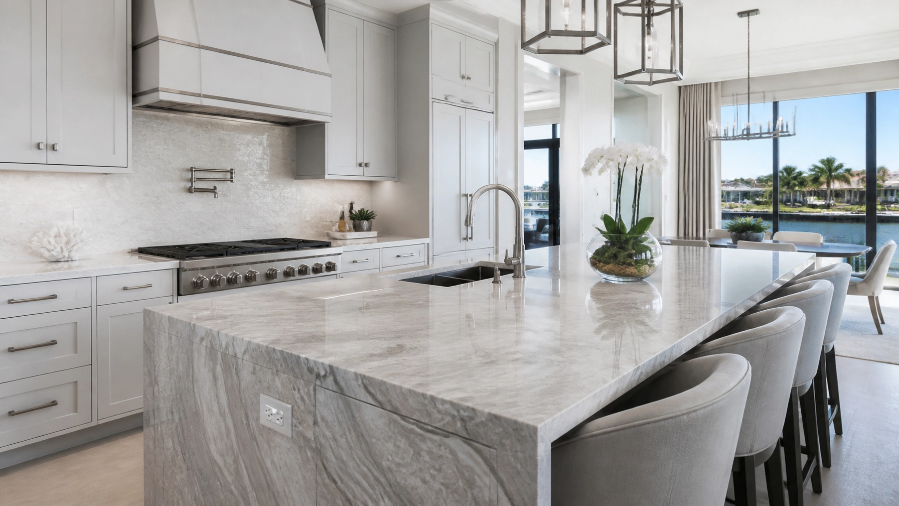 Read more about the article How to Choose the Best Stone for Kitchen Countertops: 8 Essential Tips for Florida Homeowners